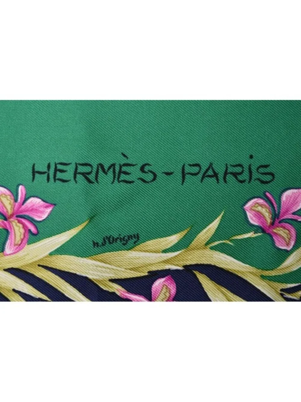 Hermes Scarf Carre 90 Silk Twill Flower Blooming Horse Hd'origny Henri - Picture 4 of 13